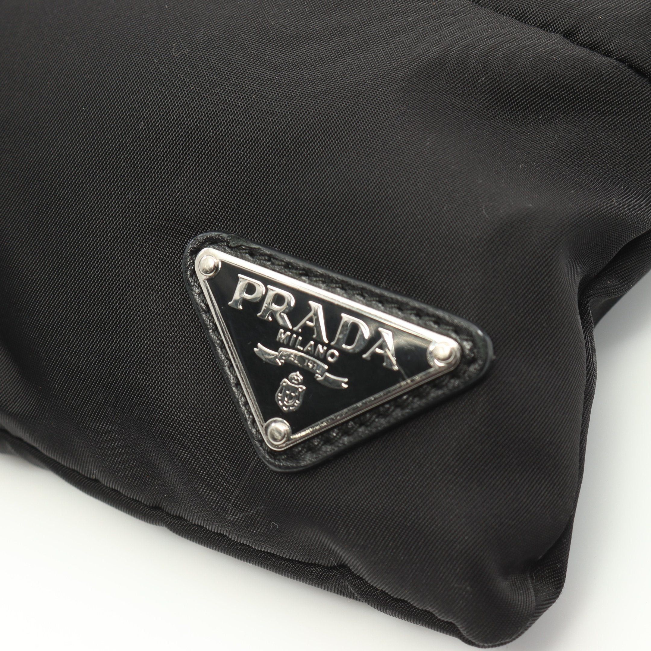 Prada Prada Tessuto Shoulder Bag Nylon Black Size ONE SIZE - 5 Thumbnail