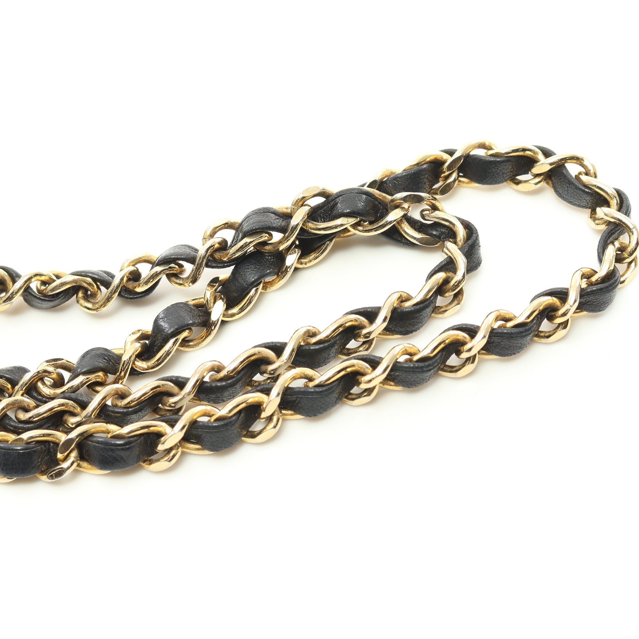 Chanel Chanel Matelasse Chain Shoulder Bag Lambskin Black Combination Metal Fittings Paris Exclusive Size ONE SIZE - 11 Thumbnail