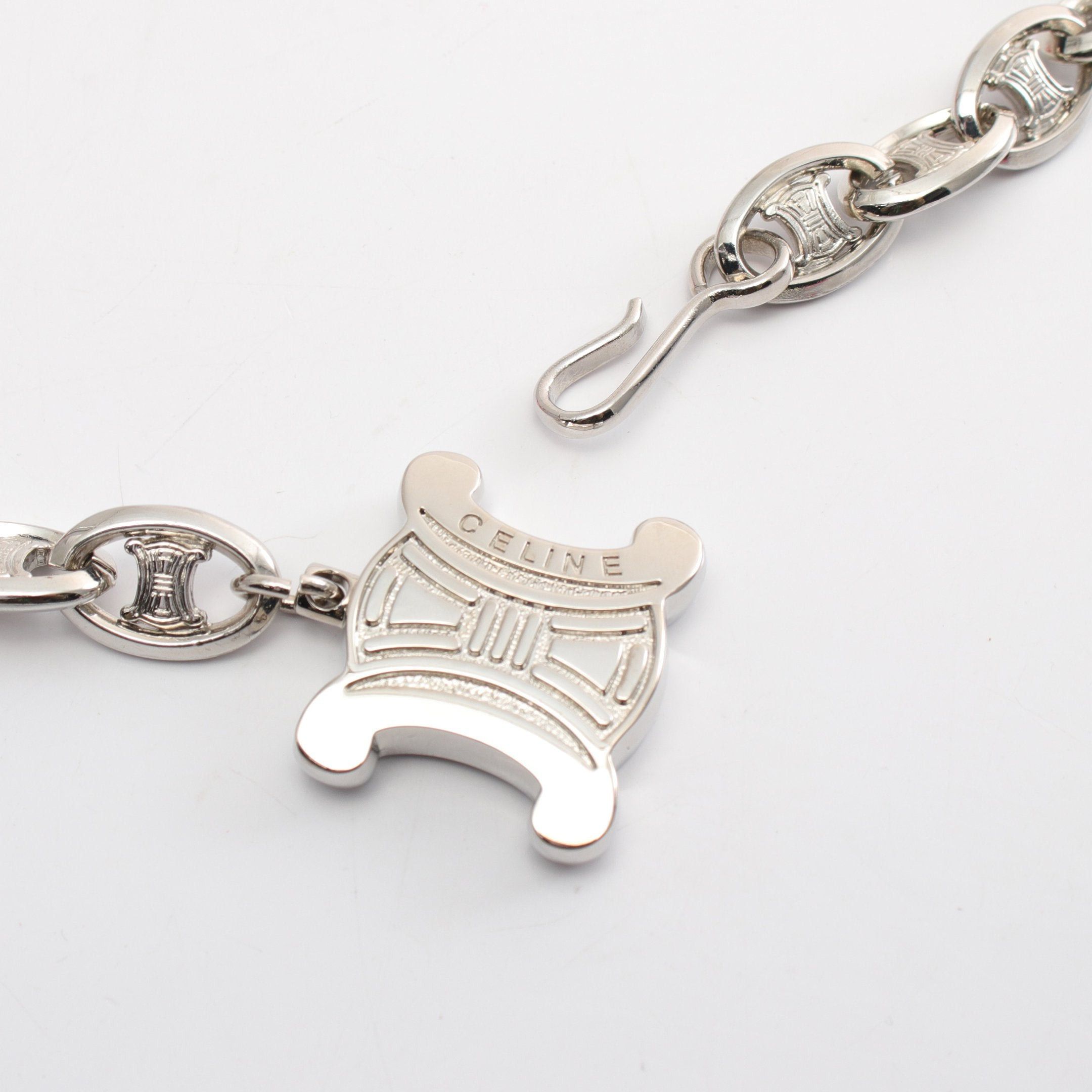 Celine Celine Macadam Chain Belt Silver Size ONE SIZE - 3 Thumbnail
