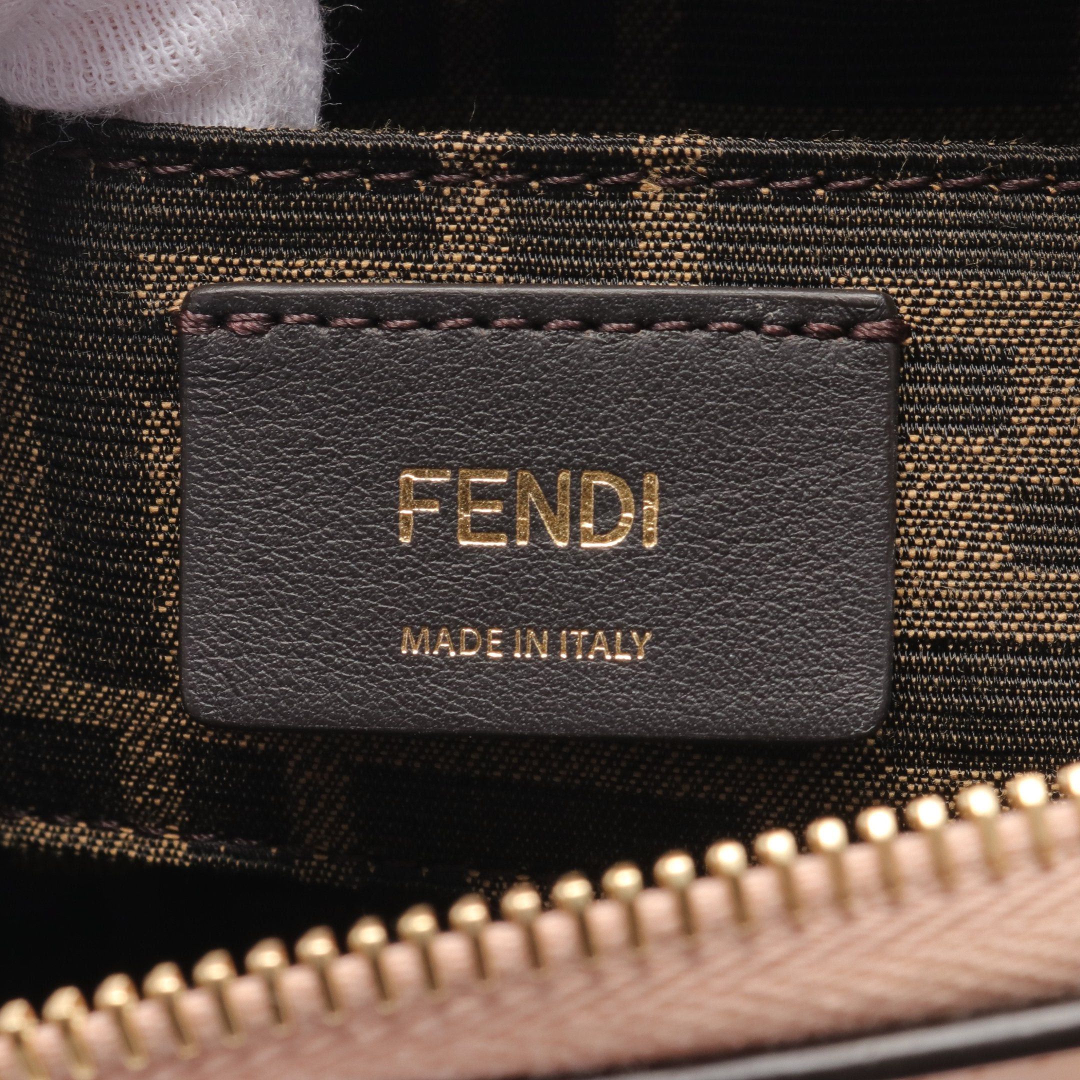 Fendi Fendi By The Way Mini Handbag Leather Pink Beige Size ONE SIZE - 4 Thumbnail