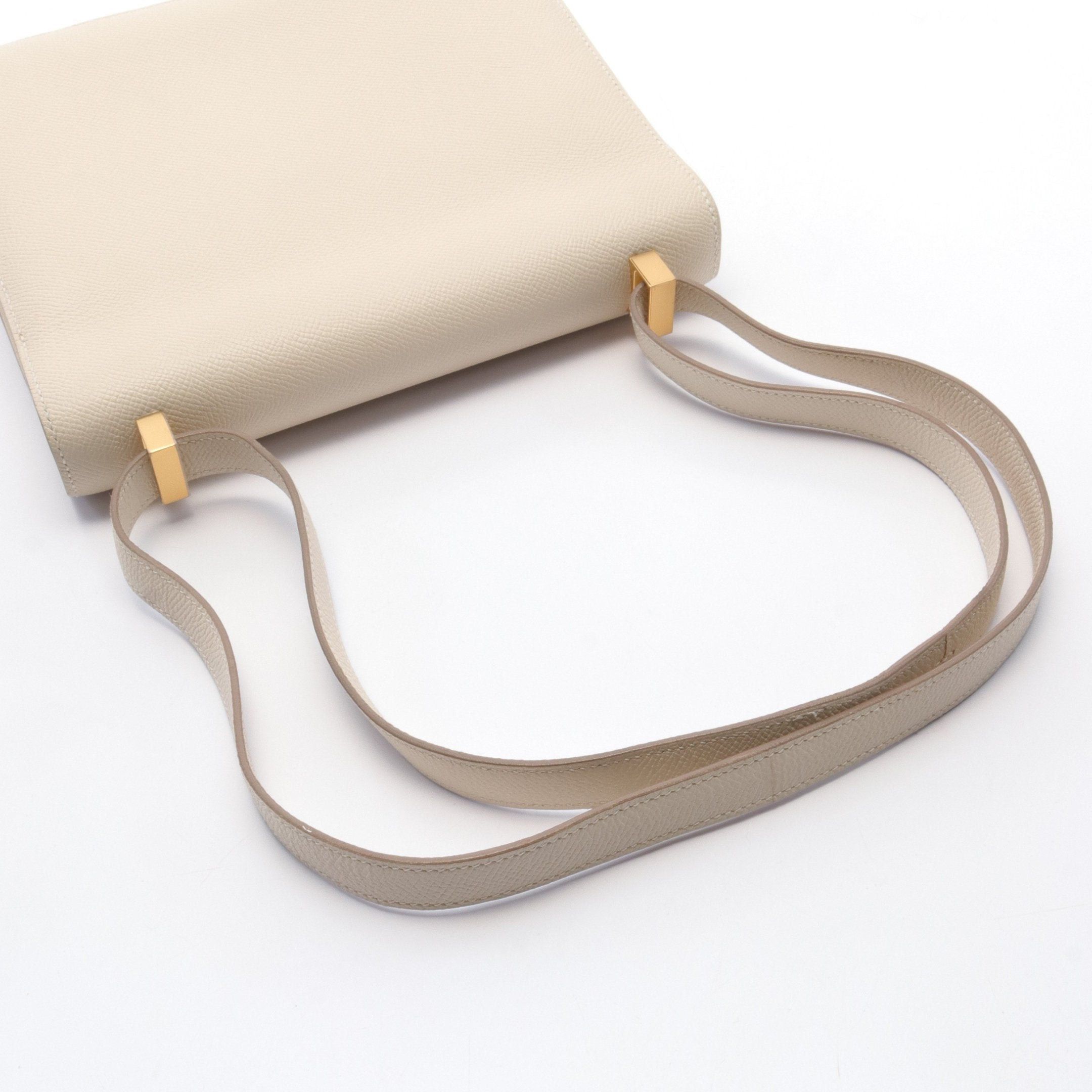 Hermes Hermes Constance 3 24 Kure Shoulder Bag Veau Epsom Ivory Gold Hardware X Stamp Size ONE SIZE - 7 Thumbnail