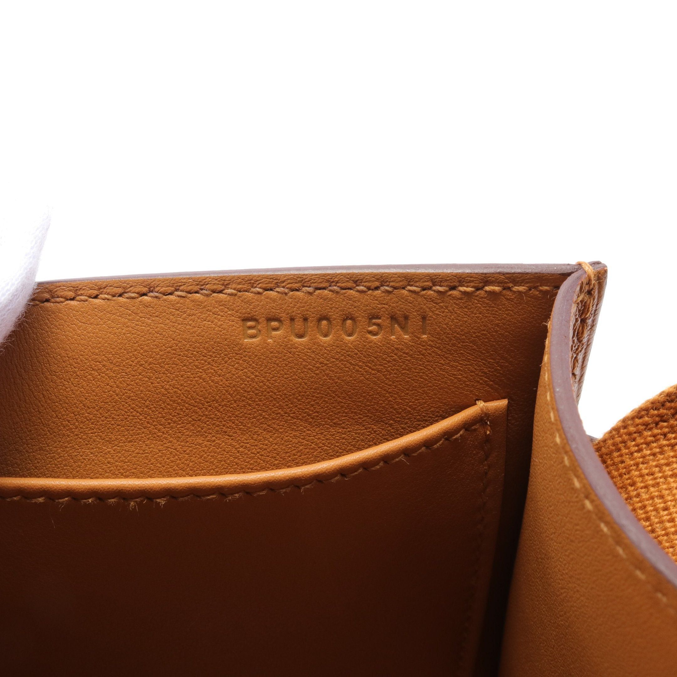 Hermes Hermes Geta Caramel Shoulder Bag Chevre Myzore Goatskin Brown Gold Hardware B Stamp Size ONE SIZE - 5 Thumbnail