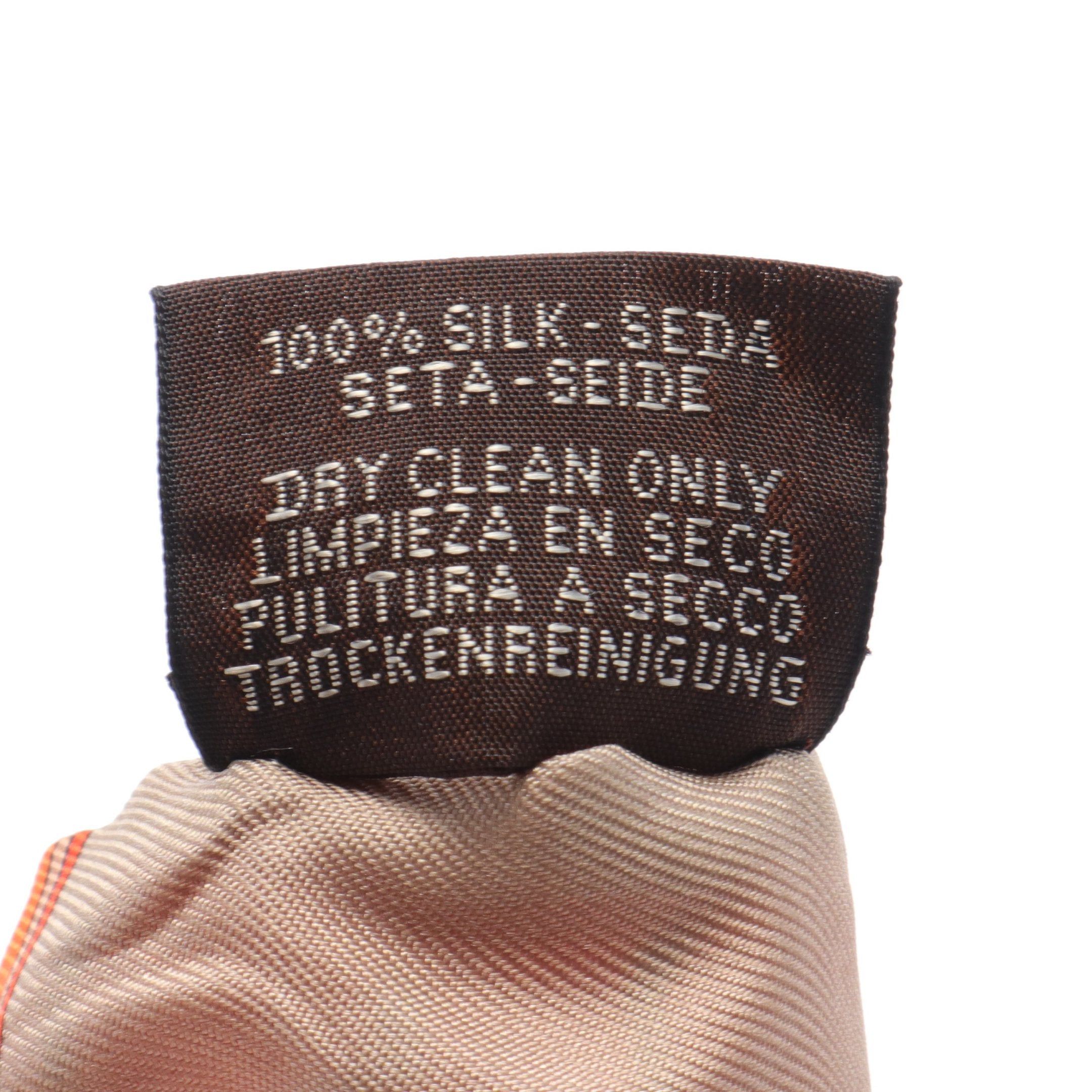 Hermes Hermes Twilly Couvertures Nouvelles Ribbon Scarf Silk Orange Multicolor Size ONE SIZE - 3 Thumbnail