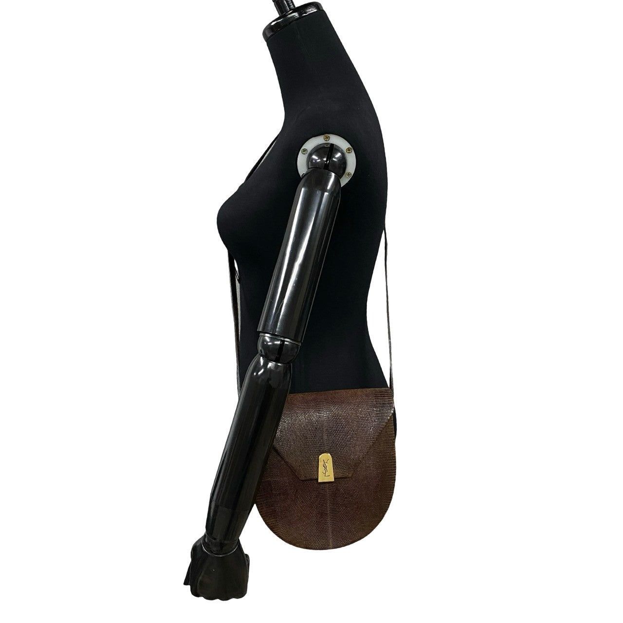 Yves Saint Laurent Yves Saint Laurent Shoulder Bag Brown Leather Size ONE SIZE - 2 Thumbnail