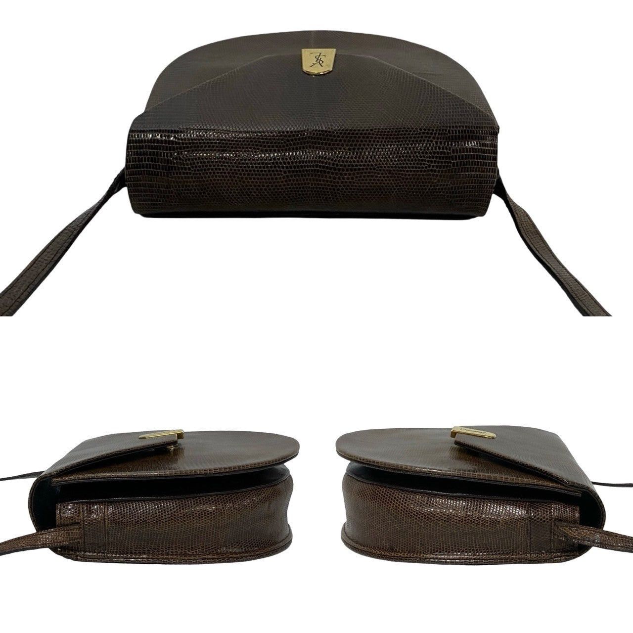 Yves Saint Laurent Yves Saint Laurent Shoulder Bag Brown Leather Size ONE SIZE - 5 Thumbnail