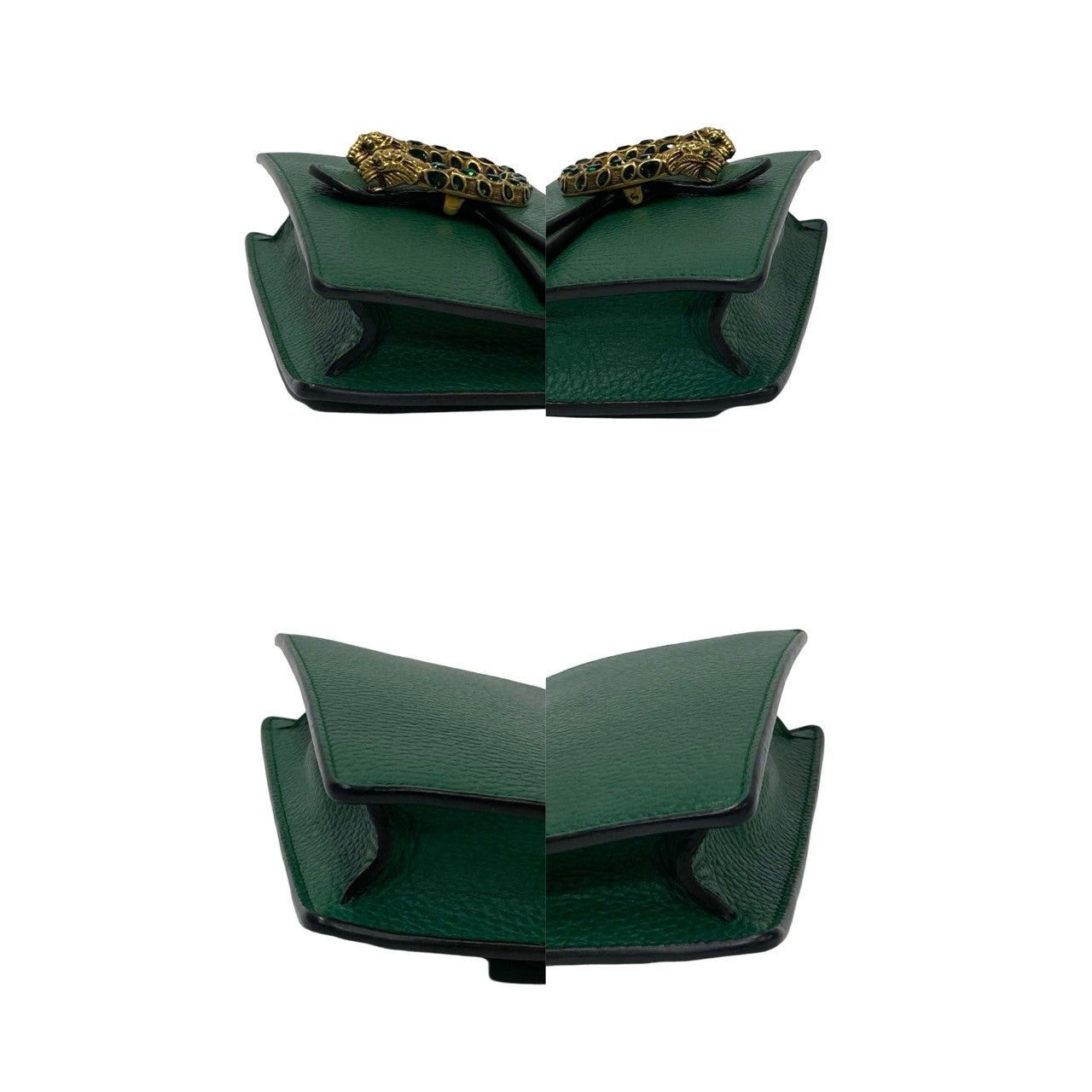 Gucci Gucci Shoulder Bag Green Leather Size ONE SIZE - 7 Thumbnail