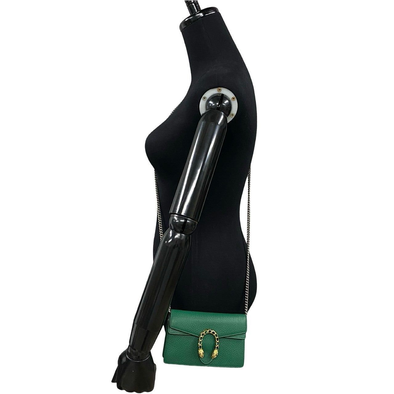 Gucci Gucci Shoulder Bag Green Leather Size ONE SIZE - 2 Thumbnail