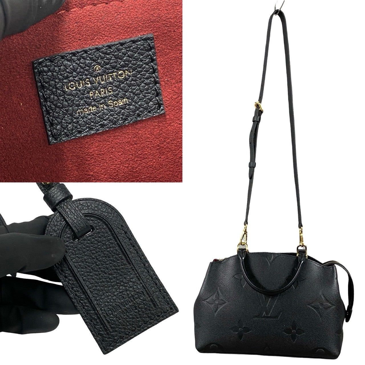 Louis Vuitton Louis Vuitton Shoulder Bag Black Leather Size ONE SIZE - 3 Thumbnail