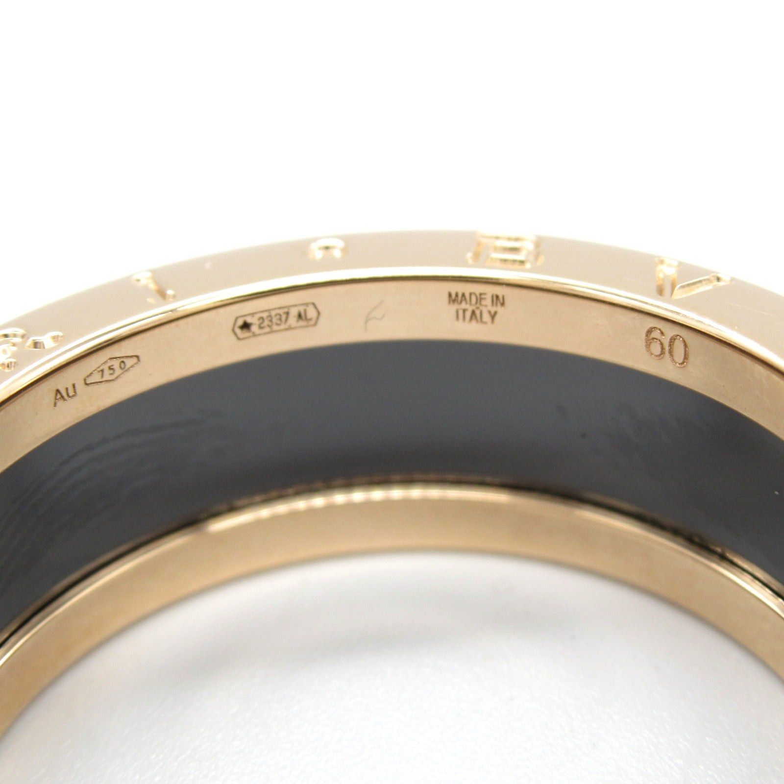 Bvlgari Bvlgari B-Zero1 B Zero One Ring K18Pg (Pink Gold) Ceramic Black Gold Size ONE SIZE - 4 Thumbnail