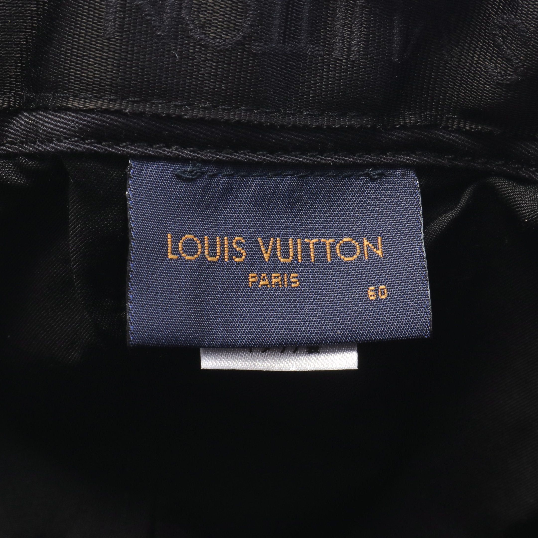 Louis Vuitton Louis Vuitton Casquette Monogram Tapestry Cap Canvas Leather Navy Off White Size ONE SIZE - 4 Thumbnail