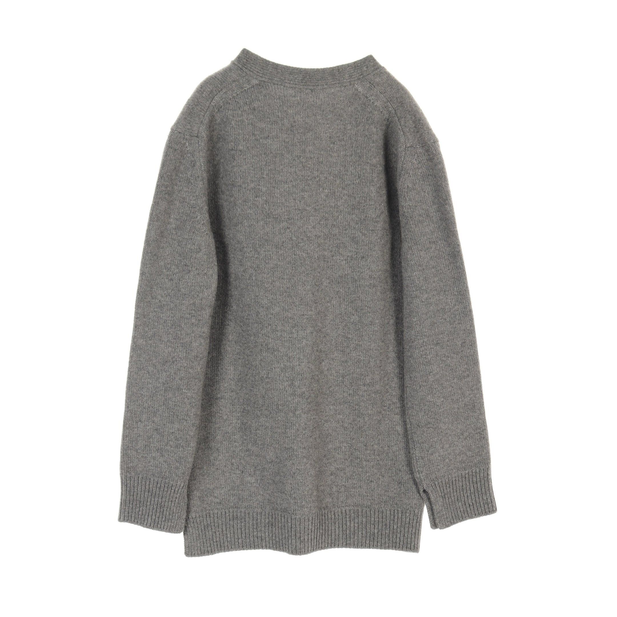 Celine Celine Cardigan Wool Cashmere Gray Size ONE SIZE - 2 Thumbnail