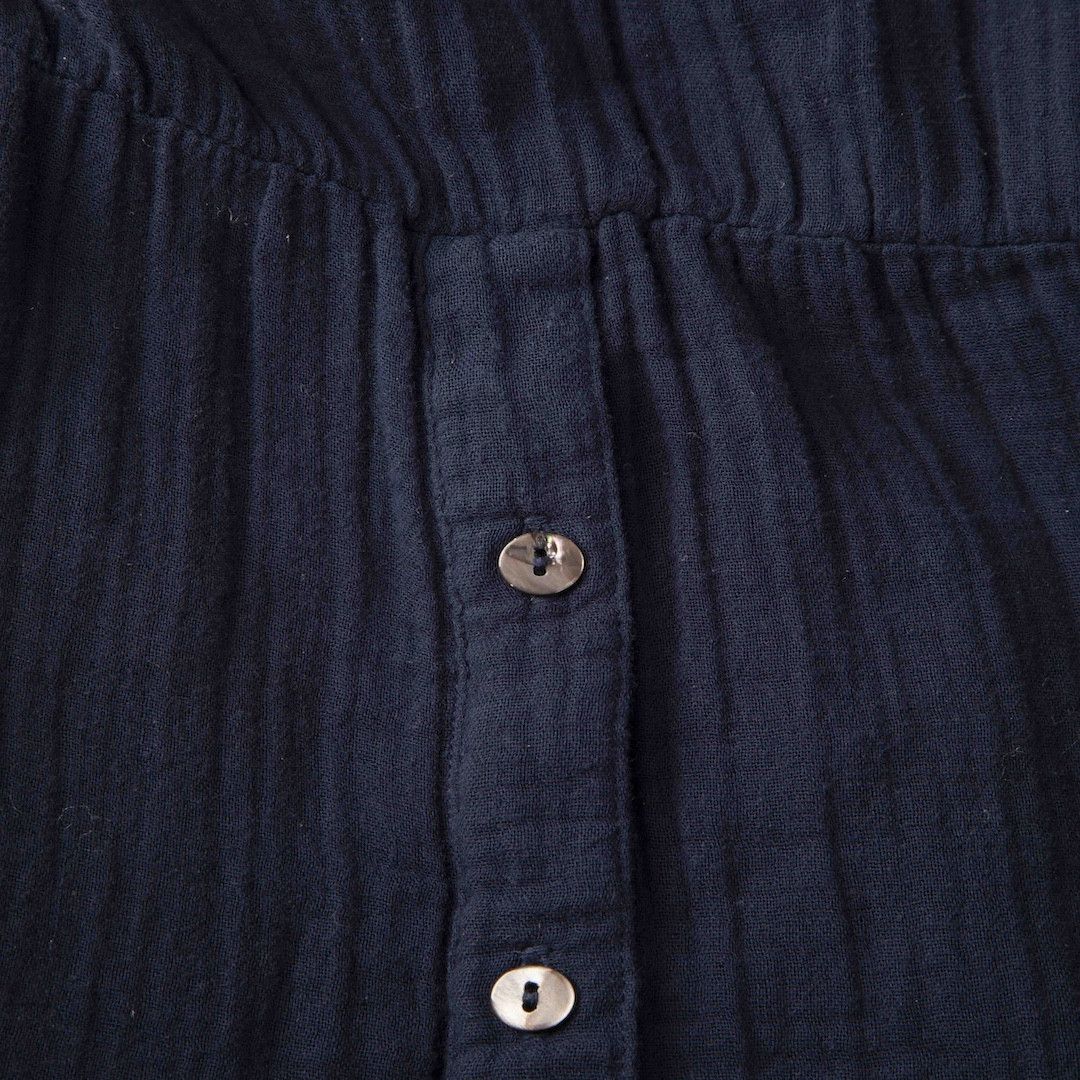 Xirena Navy Button Down Midi Dress Size XS / US 0-2 / IT 36-38 - 4 Thumbnail