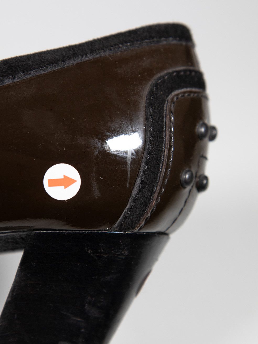 Tod's Brown Patent Leather Loafer Pumps Size US 8.5 / IT 38.5 - 8 Thumbnail