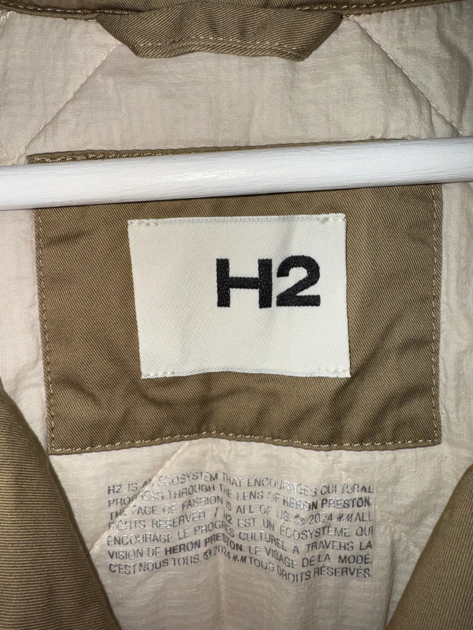 H&M H2 Heron Preston x H&M Vändbar linerjacka Jacket Size L / US 10 / IT 46 - 4 Thumbnail