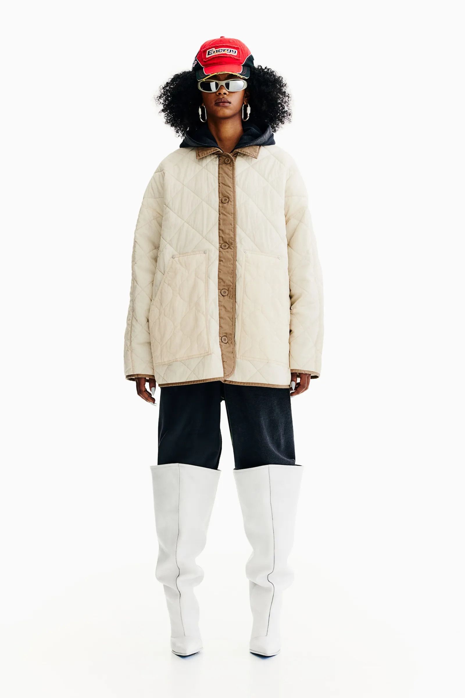 H&M H2 Heron Preston x H&M Vändbar linerjacka Jacket Size L / US 10 / IT 46 - 5 Thumbnail