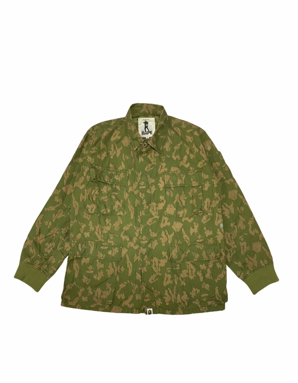 Bape × Goretex A bathing Ape M-65 Goretex Camo jacket | Grailed
