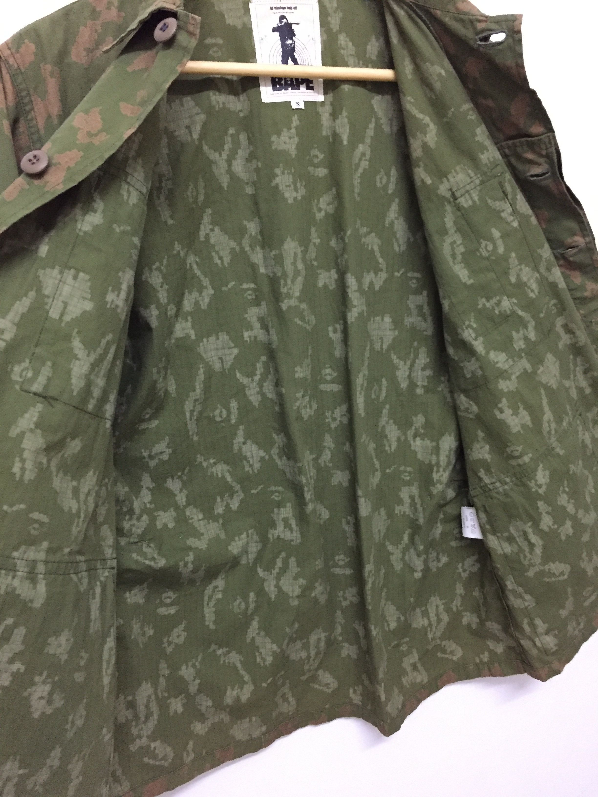 Bape SS99 "Digital Camo" M-65 Military Jacket Size US S / EU 44-46 / 1 - 9 Thumbnail