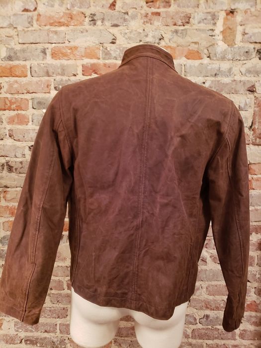 Billy Reid Leather Cafe Racer Grailed