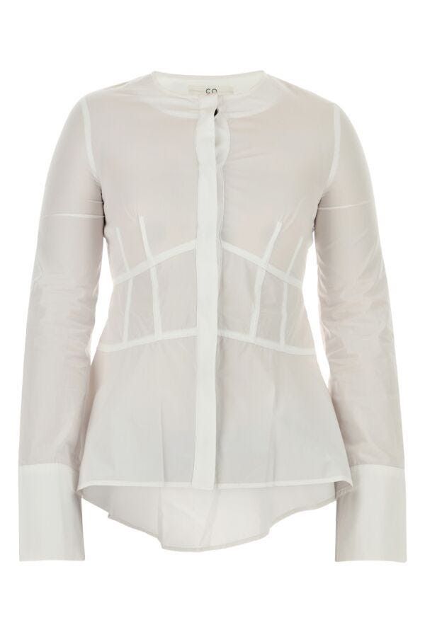 CO White Poplin Shirt Size M / US 6-8 / IT 42-44 - 3 Thumbnail