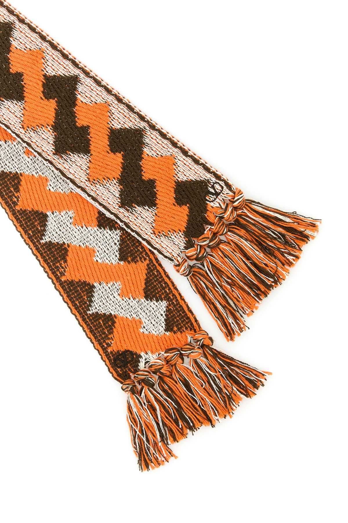 Valentino Embroidered Jacquard Scarf Size ONE SIZE - 2 Thumbnail