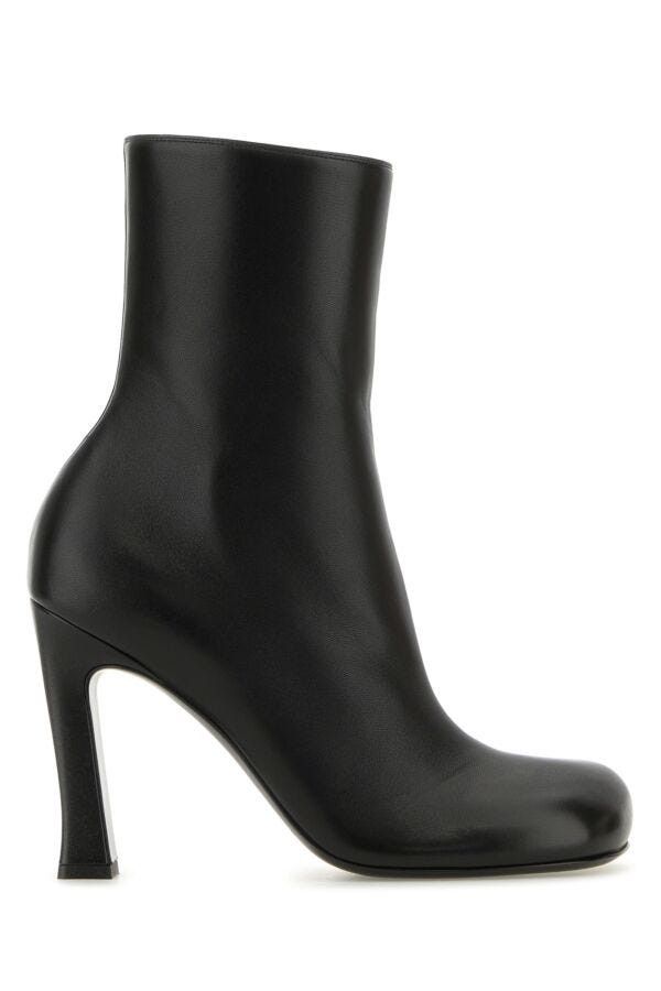 Bottega Veneta Black Leather Nico Ankle Boots Size US 10 / IT 40 - 3 Thumbnail
