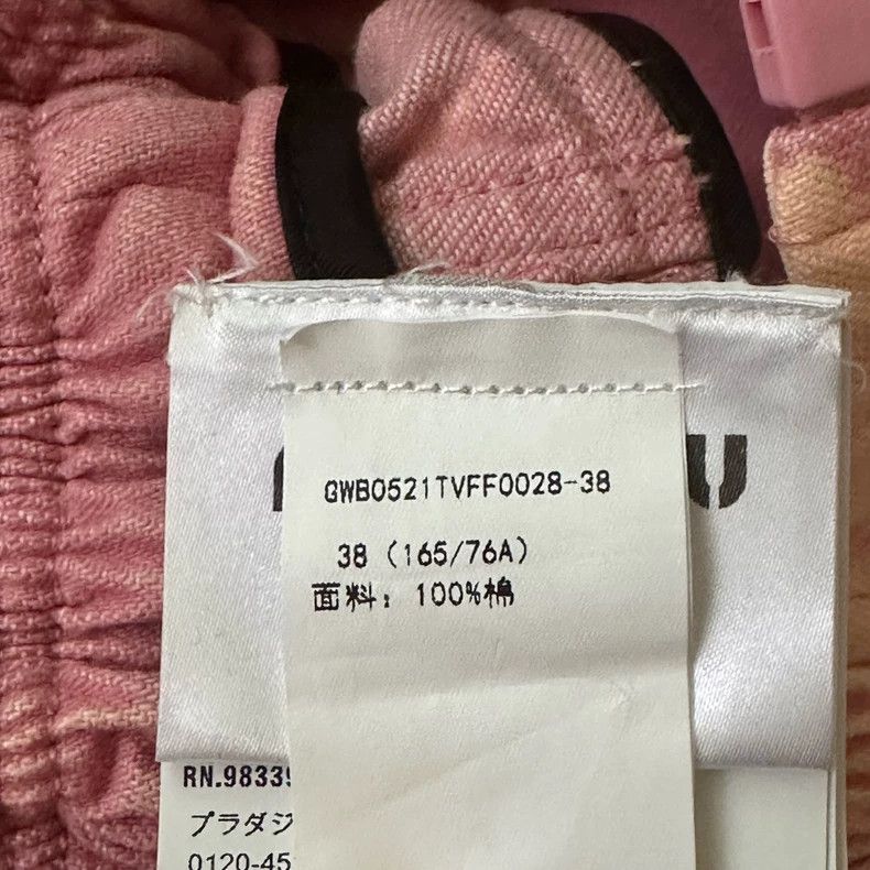 Miu Miu Miu Miu pink made old denim short jacket jacket Size US XS / EU 42 / 0 - 7 Thumbnail