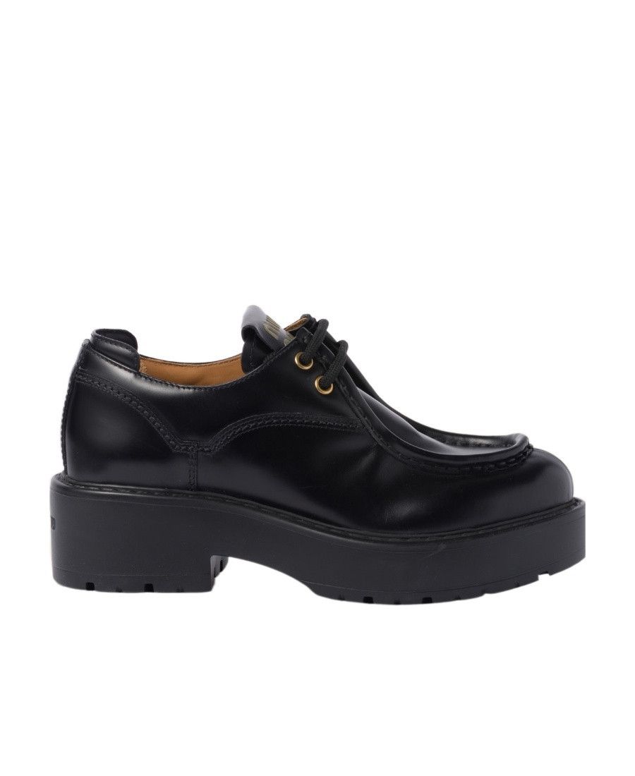 Miu Miu Leather Oxford Platform Derby Shoes Size US 9.5 / IT 39.5 - 3 Thumbnail
