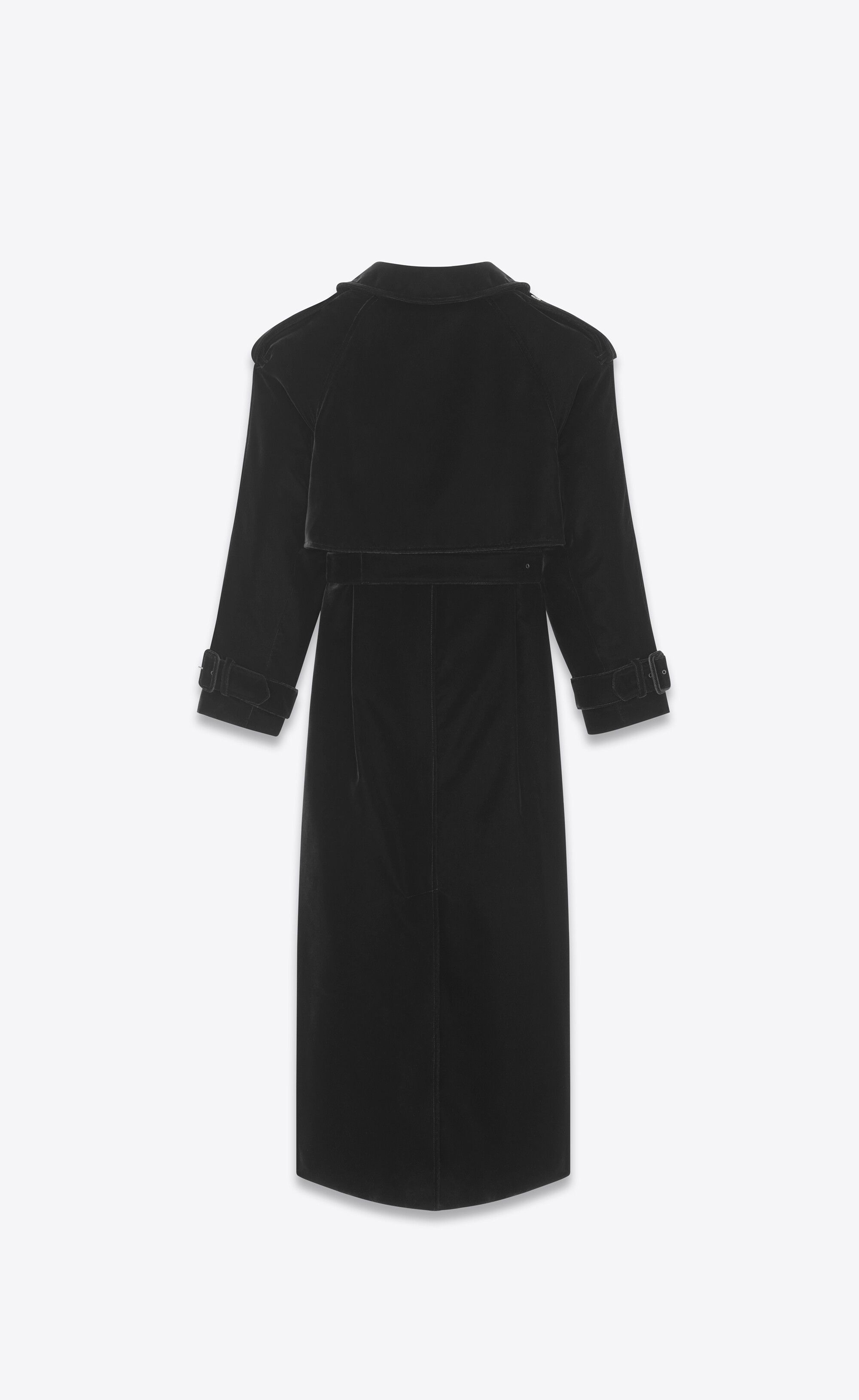 $7.5K VALUE Trench Coat in velvet
