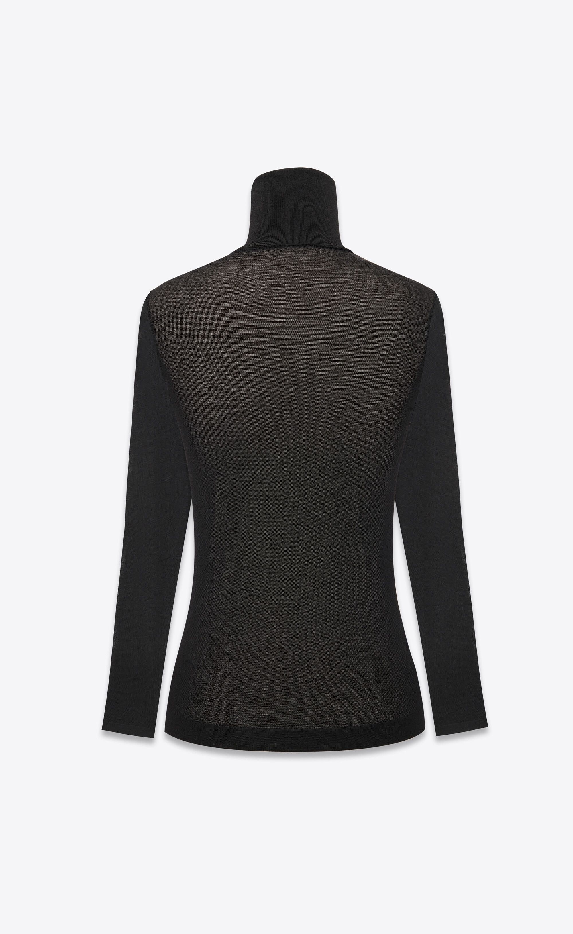 Saint Laurent Paris Turtelneck top in knit Size XS / US 0-2 / IT 36-38 - 2 Thumbnail