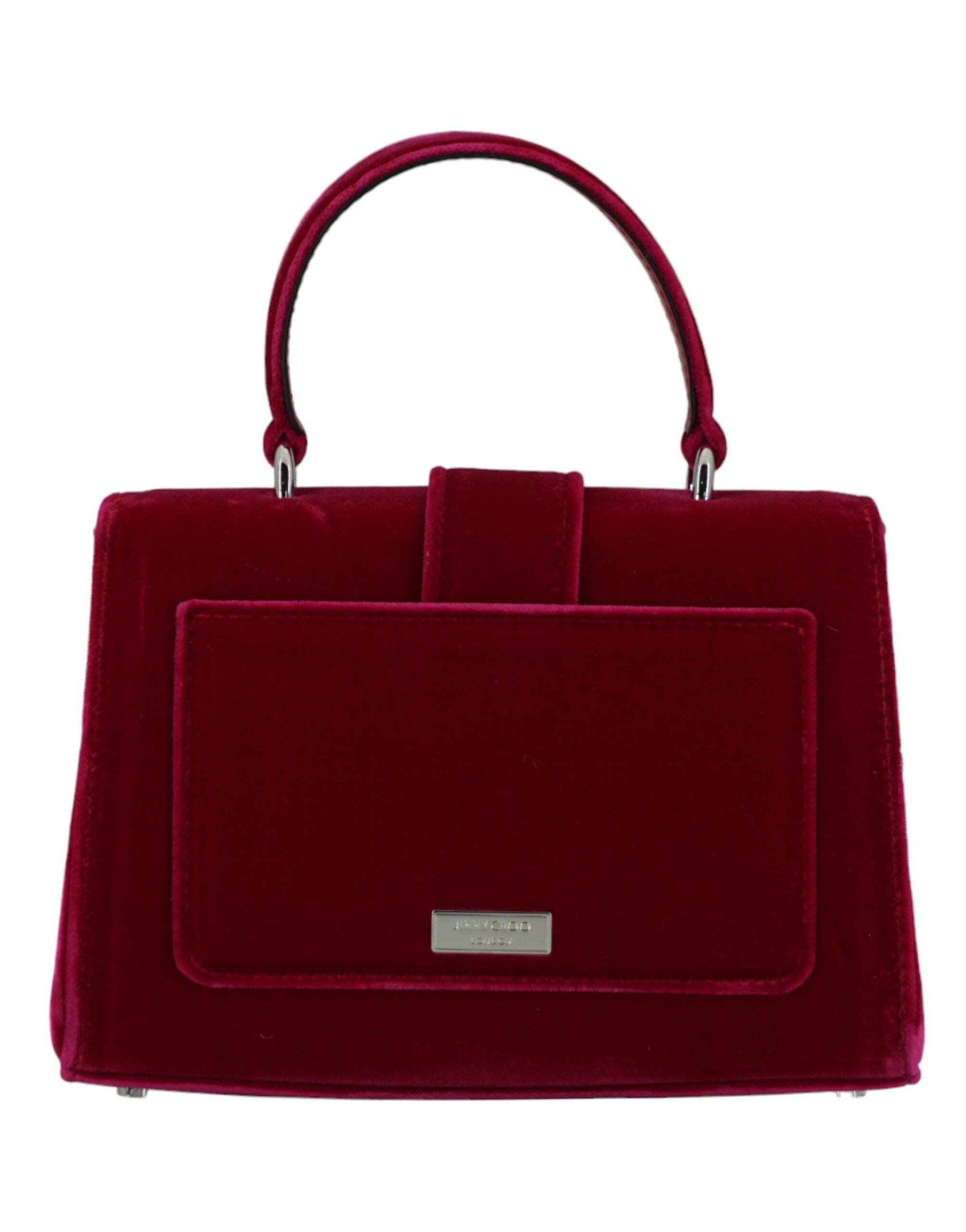 Jimmy Choo Pink Leather and Satin Top Handle Shoulder Women's Bag Size ONE SIZE - 2 Thumbnail