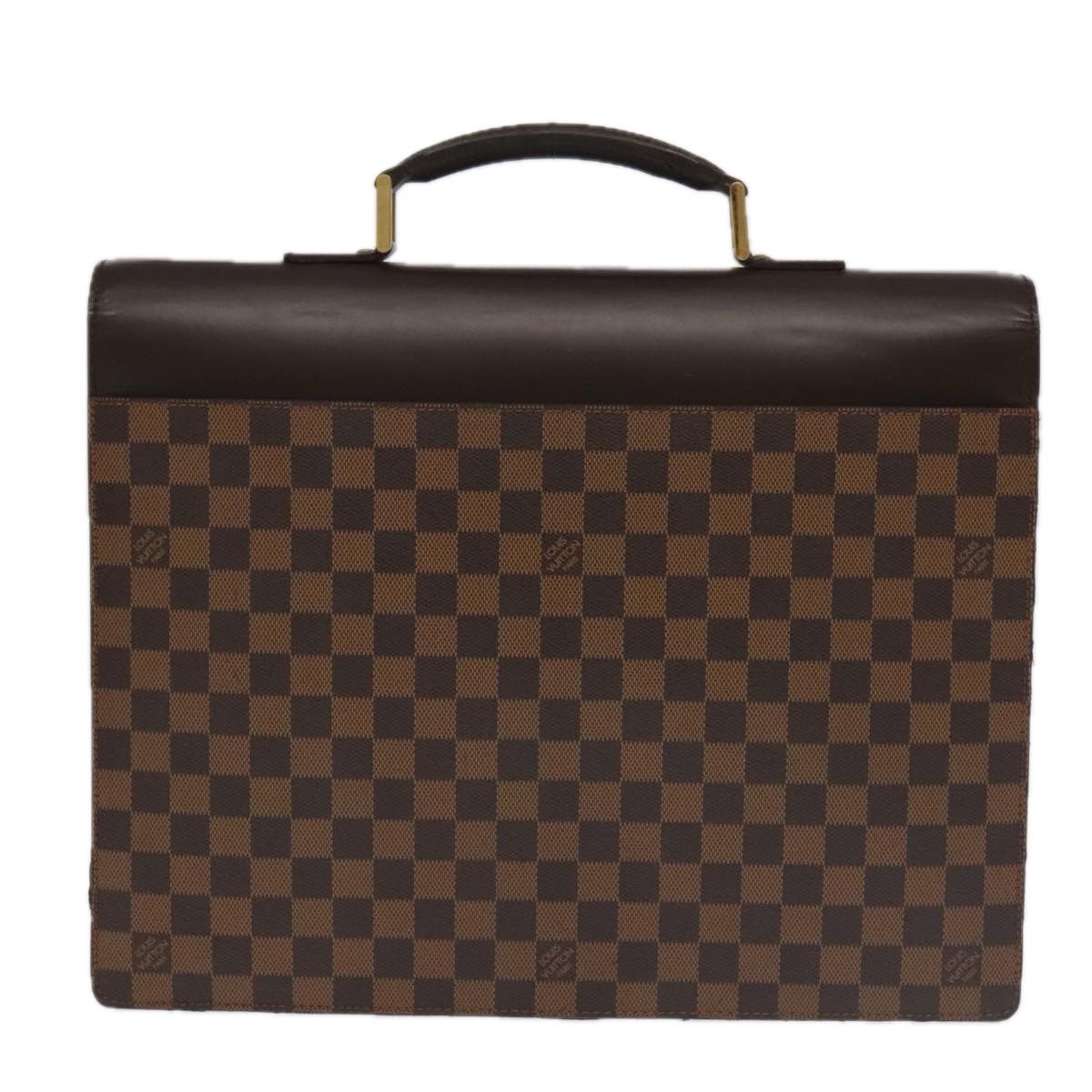 Louis Vuitton Altona Brown Canvas Briefcase Bag (Pre-Owned) Size ONE SIZE - 3 Thumbnail