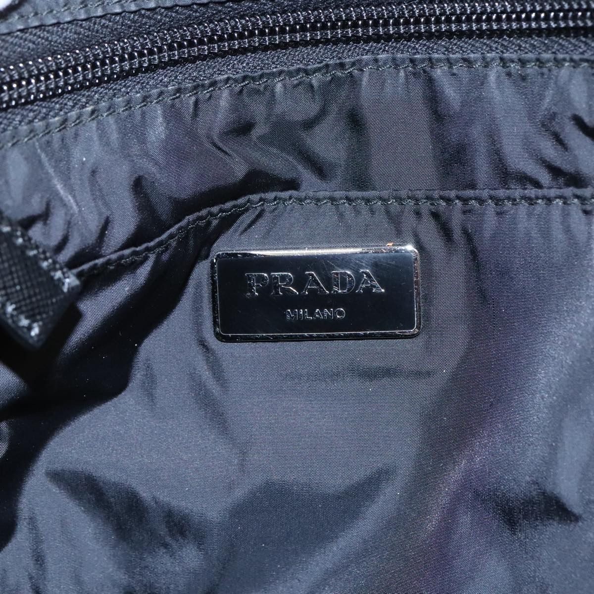 Prada Triangle Logo Orange Synthetic Tote Bag (Pre-Owned) Size ONE SIZE - 15 Thumbnail