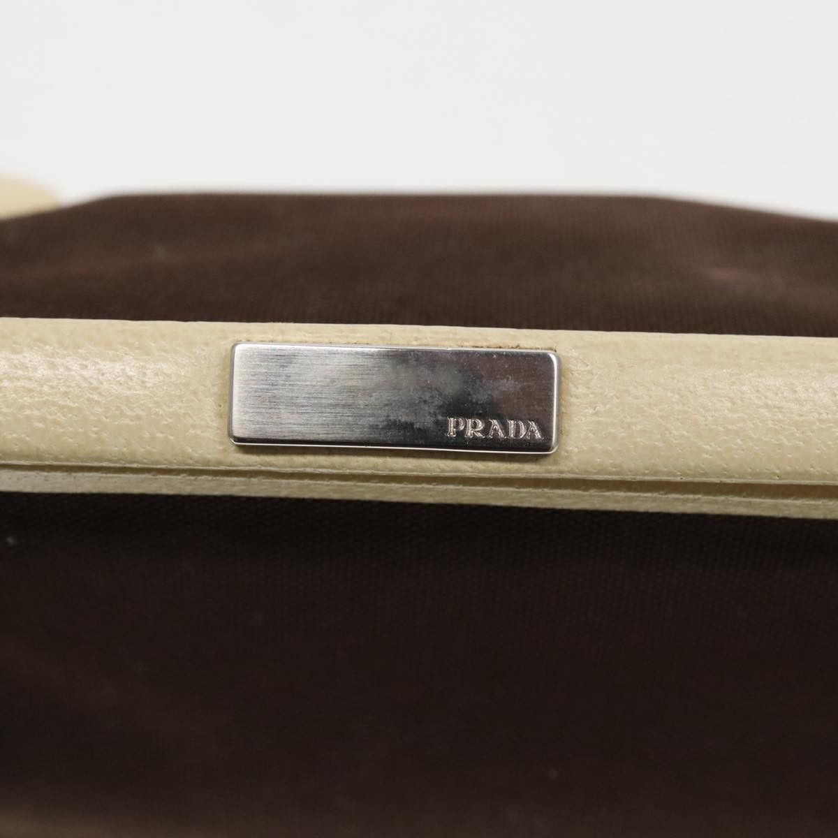 Prada Brown Canvas Handbag (Pre-Owned) Size ONE SIZE - 14 Thumbnail