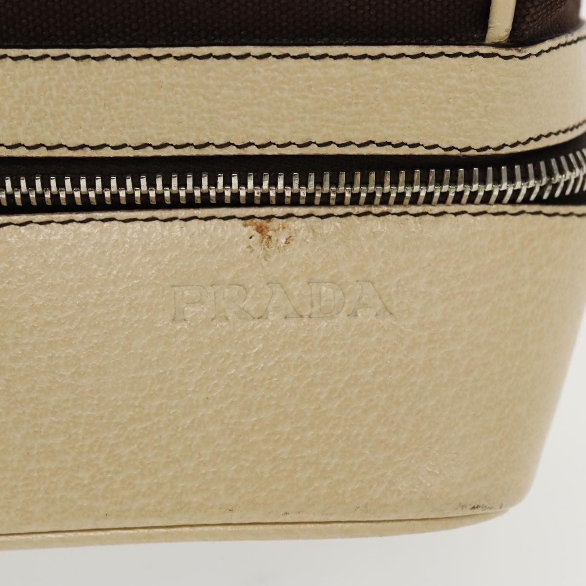 Prada Brown Canvas Handbag (Pre-Owned) Size ONE SIZE - 15 Thumbnail
