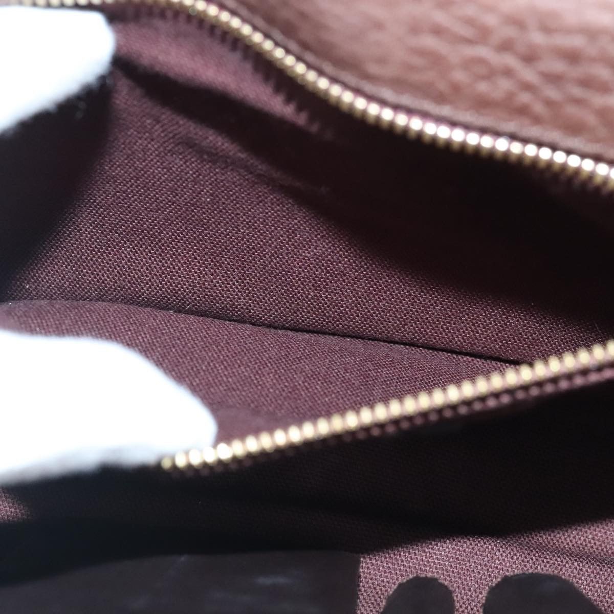 Salvatore Ferragamo Gancini Brown Leather Clutch Bag (Pre-Owned) Size ONE SIZE - 17 Thumbnail
