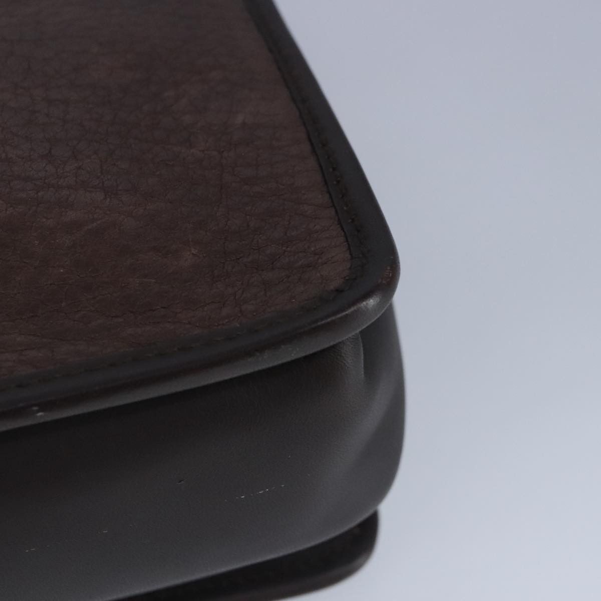 Salvatore Ferragamo Gancini Brown Leather Clutch Bag (Pre-Owned) Size ONE SIZE - 11 Thumbnail