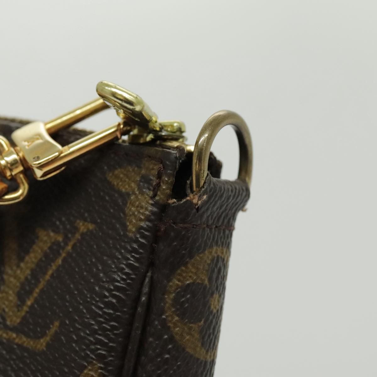 Louis Vuitton Pochette Accessoire Brown Canvas Clutch Bag (Pre-Owned) Size ONE SIZE - 15 Thumbnail