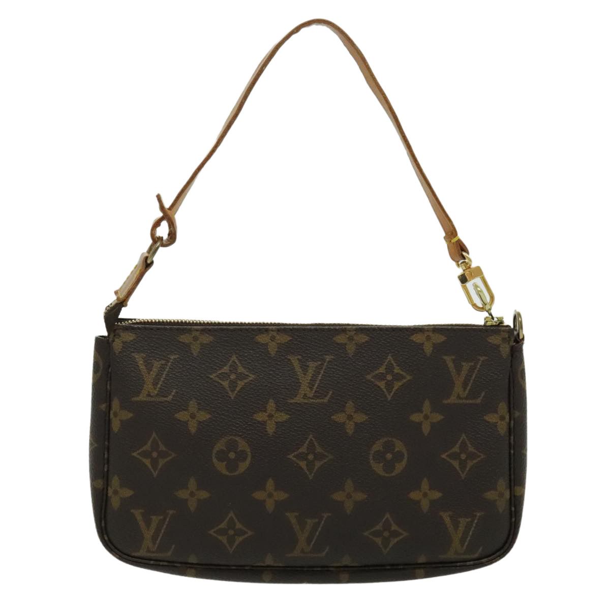 Louis Vuitton Pochette Accessoire Brown Canvas Clutch Bag (Pre-Owned) Size ONE SIZE - 3 Thumbnail