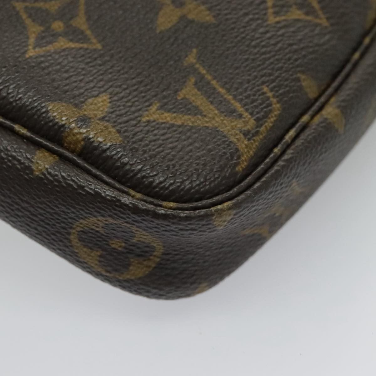 Louis Vuitton Pochette Accessoire Brown Canvas Clutch Bag (Pre-Owned) Size ONE SIZE - 12 Thumbnail