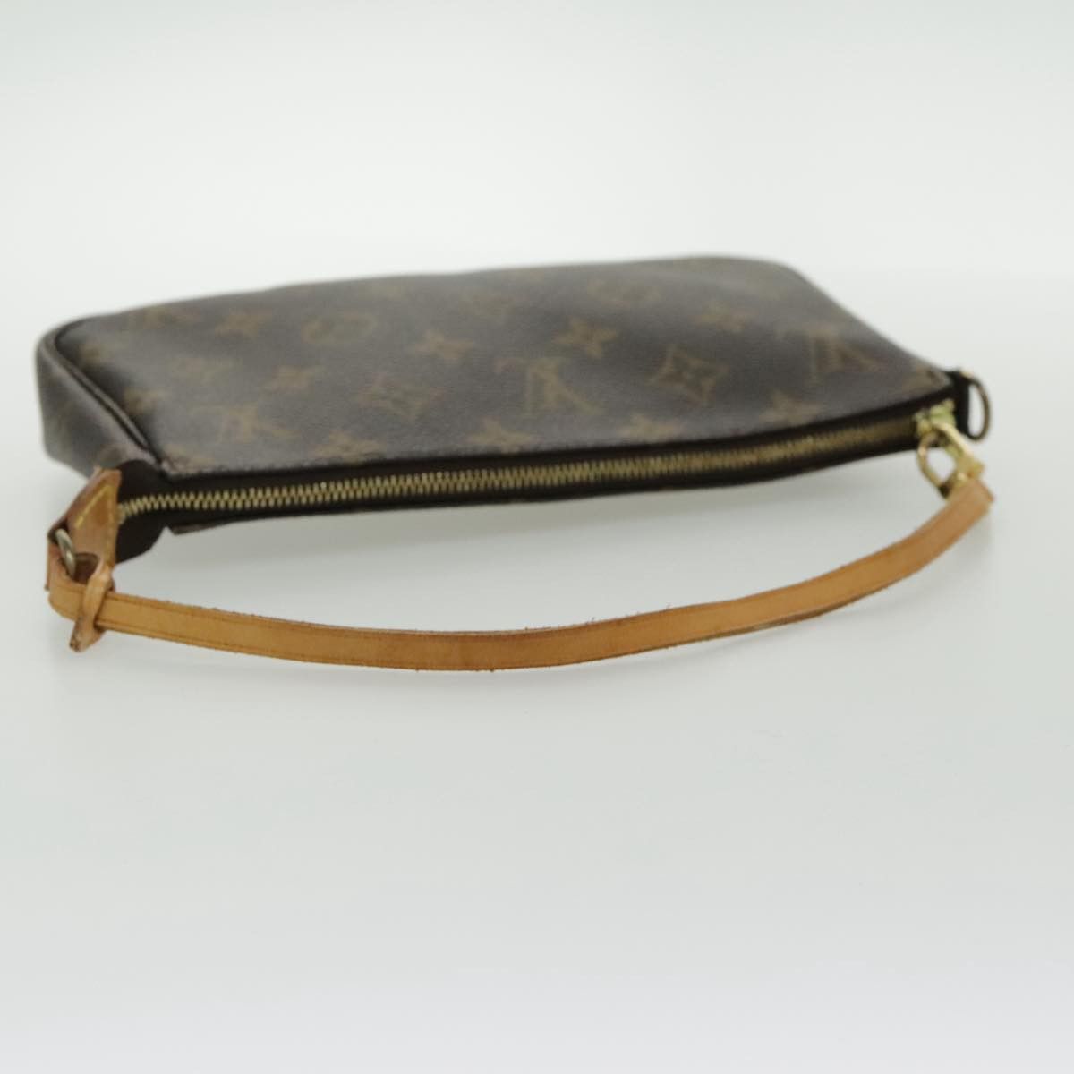 Louis Vuitton Pochette Accessoire Brown Canvas Clutch Bag (Pre-Owned) Size ONE SIZE - 7 Thumbnail