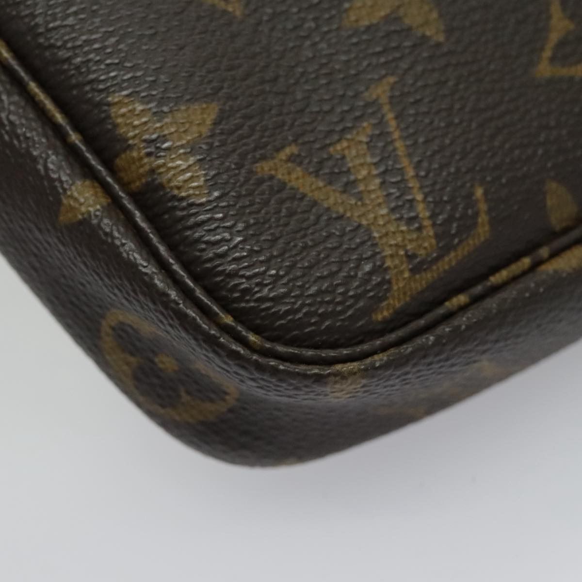 Louis Vuitton Pochette Accessoire Brown Canvas Clutch Bag (Pre-Owned) Size ONE SIZE - 10 Thumbnail