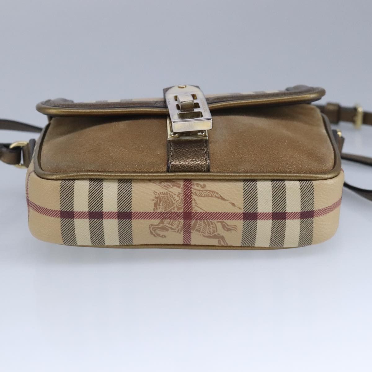 Burberry - Beige Leather Shoulder Bag (Pre-Owned) Size ONE SIZE - 9 Thumbnail