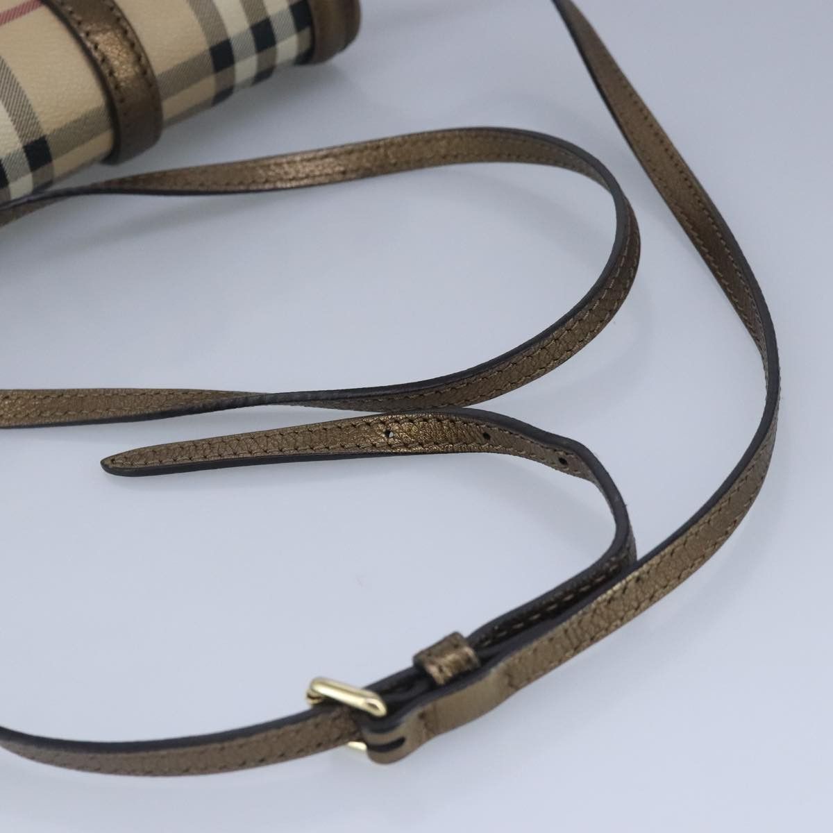 Burberry - Beige Leather Shoulder Bag (Pre-Owned) Size ONE SIZE - 7 Thumbnail