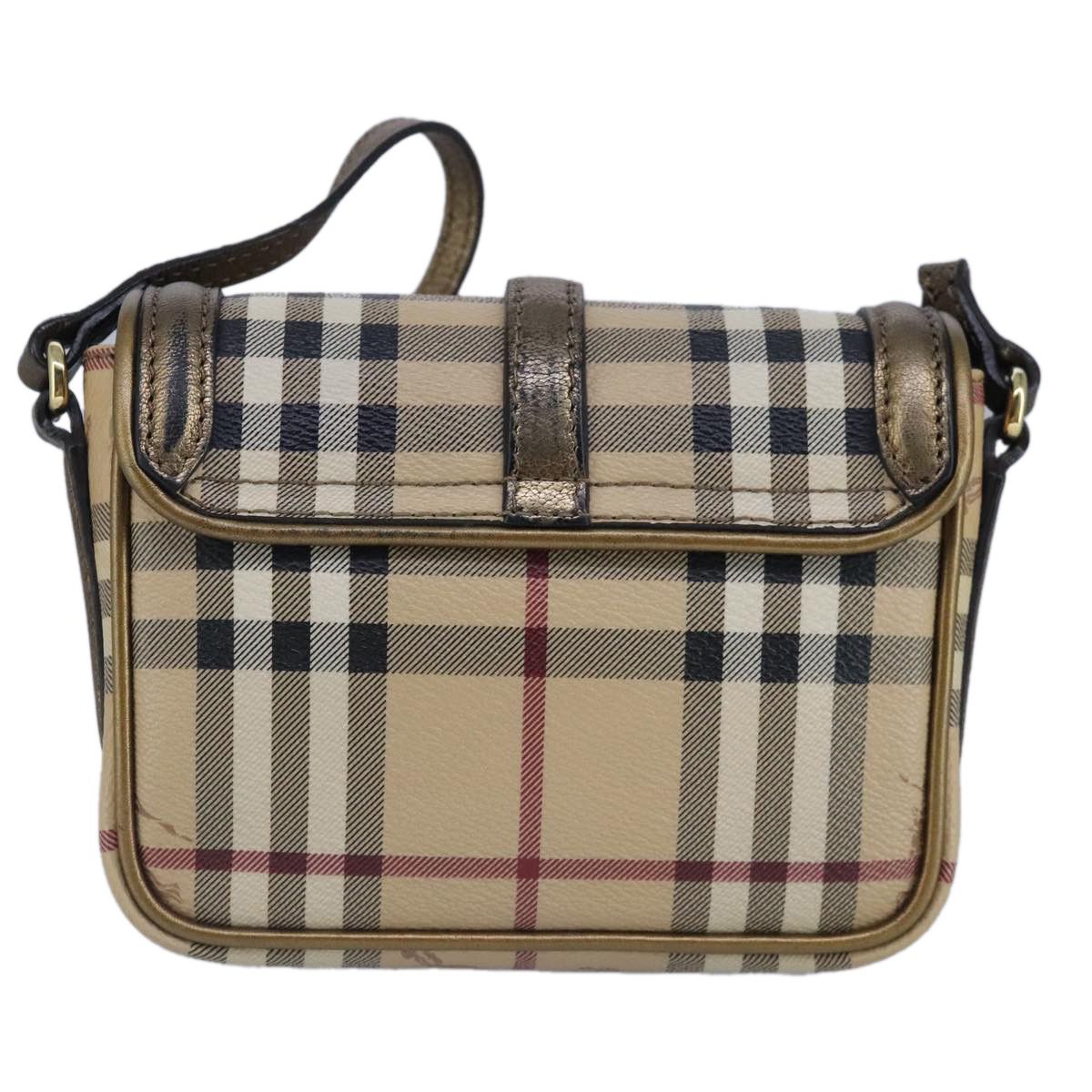 Burberry - Beige Leather Shoulder Bag (Pre-Owned) Size ONE SIZE - 3 Thumbnail