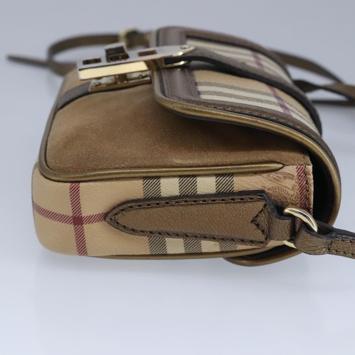 Burberry - Beige Leather Shoulder Bag (Pre-Owned) Size ONE SIZE - 5 Thumbnail