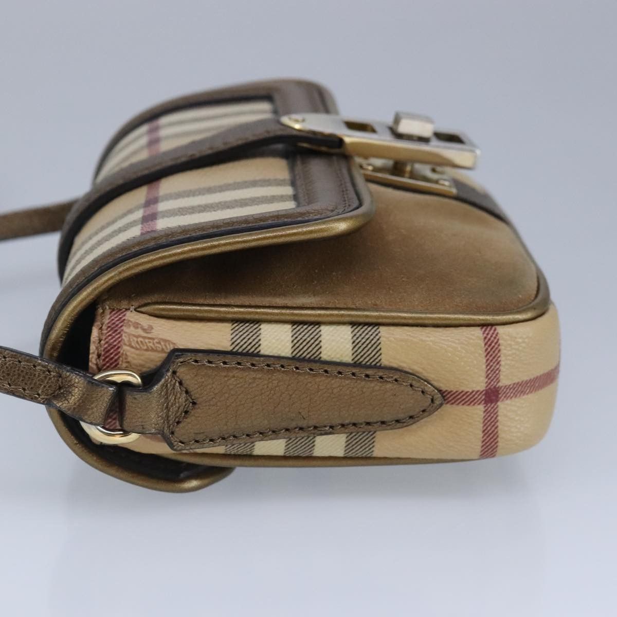 Burberry - Beige Leather Shoulder Bag (Pre-Owned) Size ONE SIZE - 4 Thumbnail