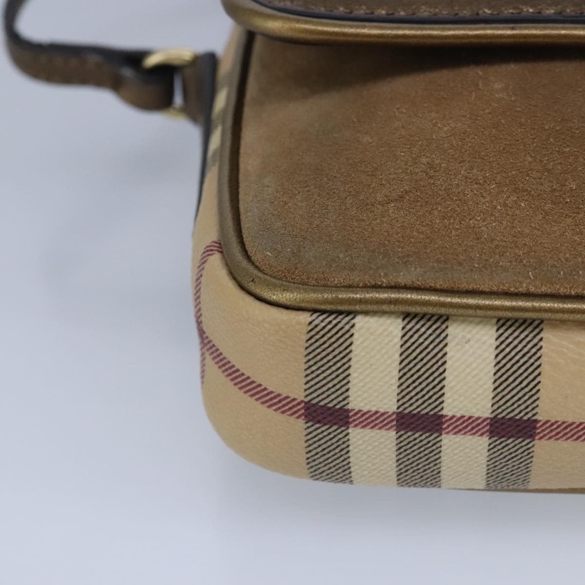 Burberry - Beige Leather Shoulder Bag (Pre-Owned) Size ONE SIZE - 10 Thumbnail