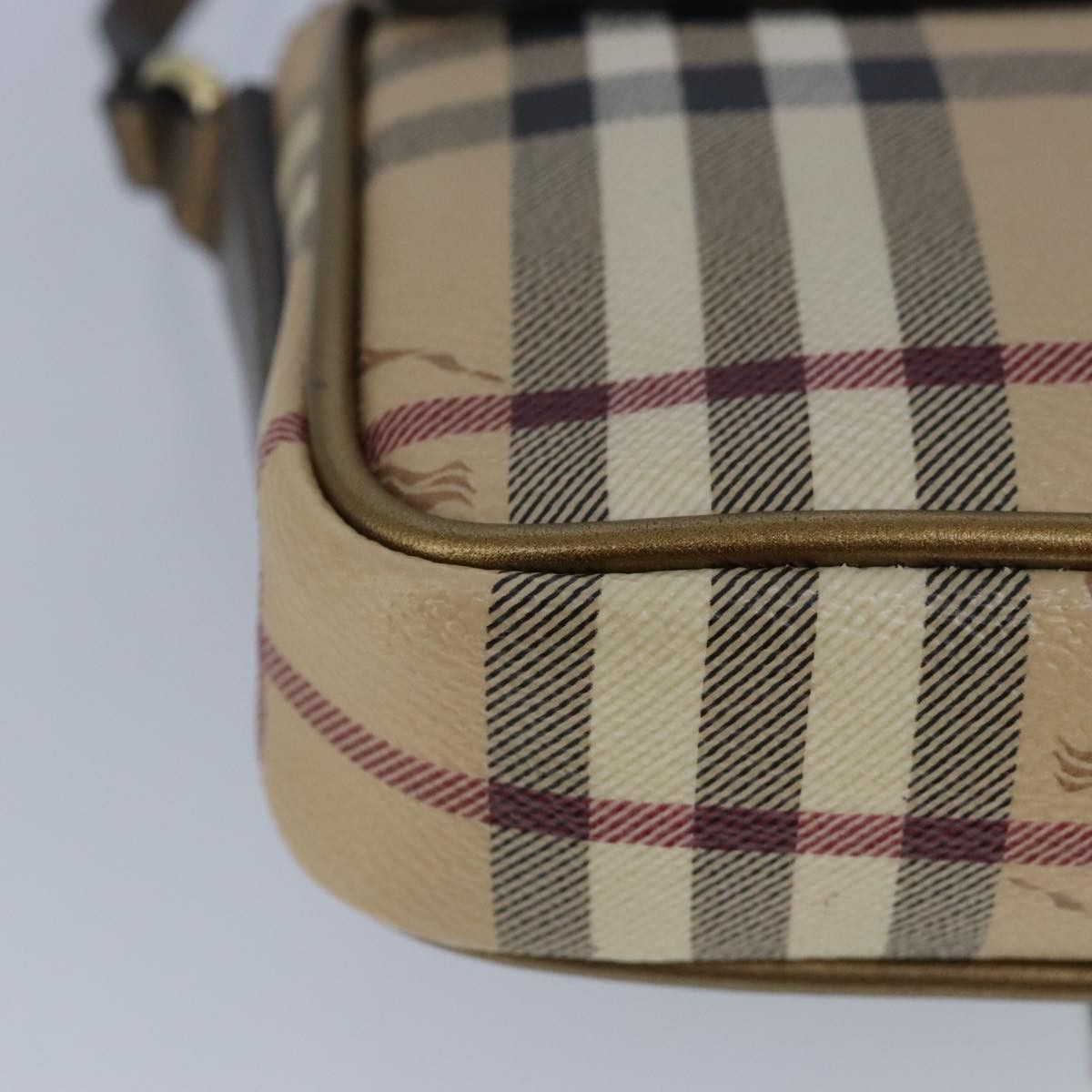 Burberry - Beige Leather Shoulder Bag (Pre-Owned) Size ONE SIZE - 12 Thumbnail