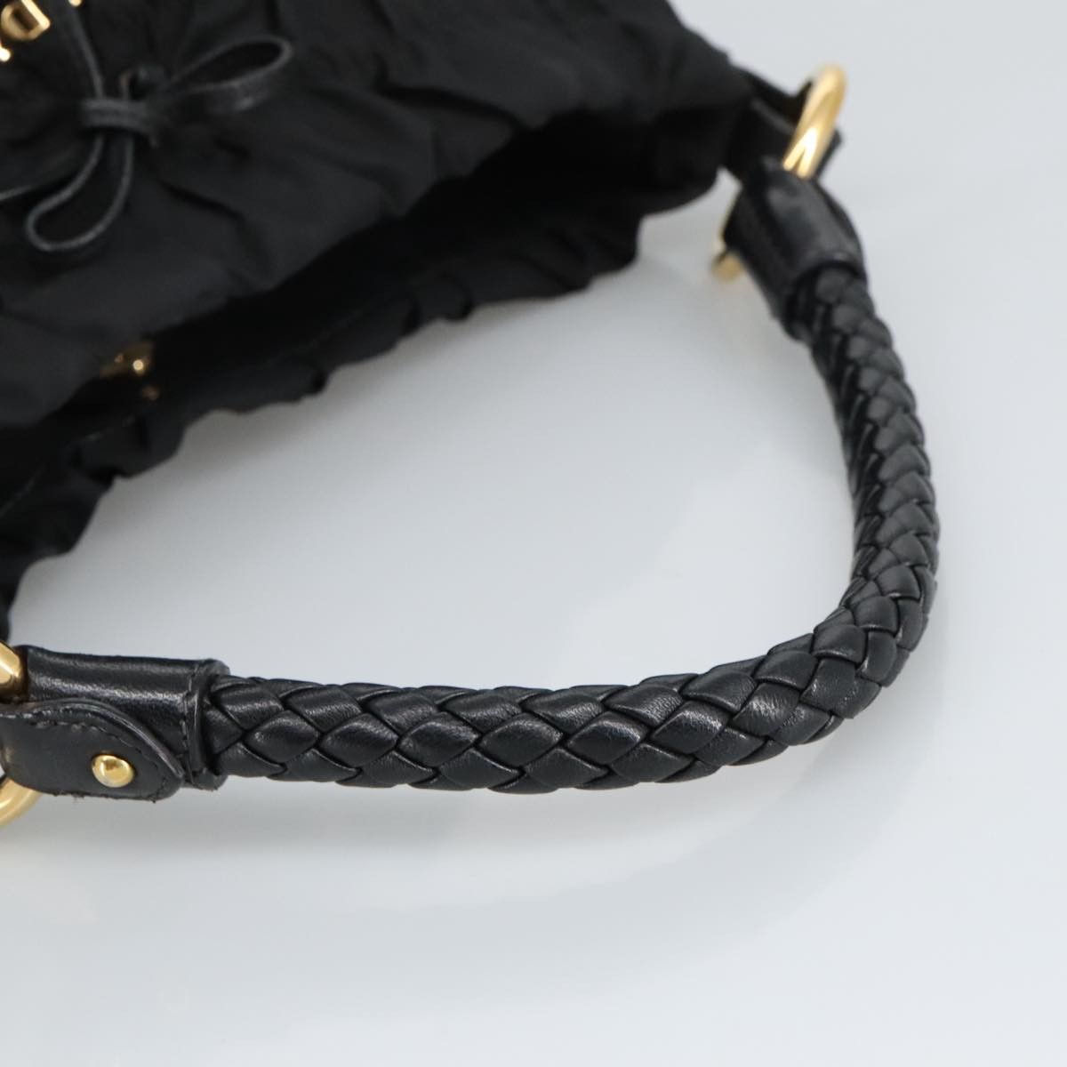 Prada Black Synthetic Shoulder Bag (Pre-Owned) Size ONE SIZE - 7 Thumbnail