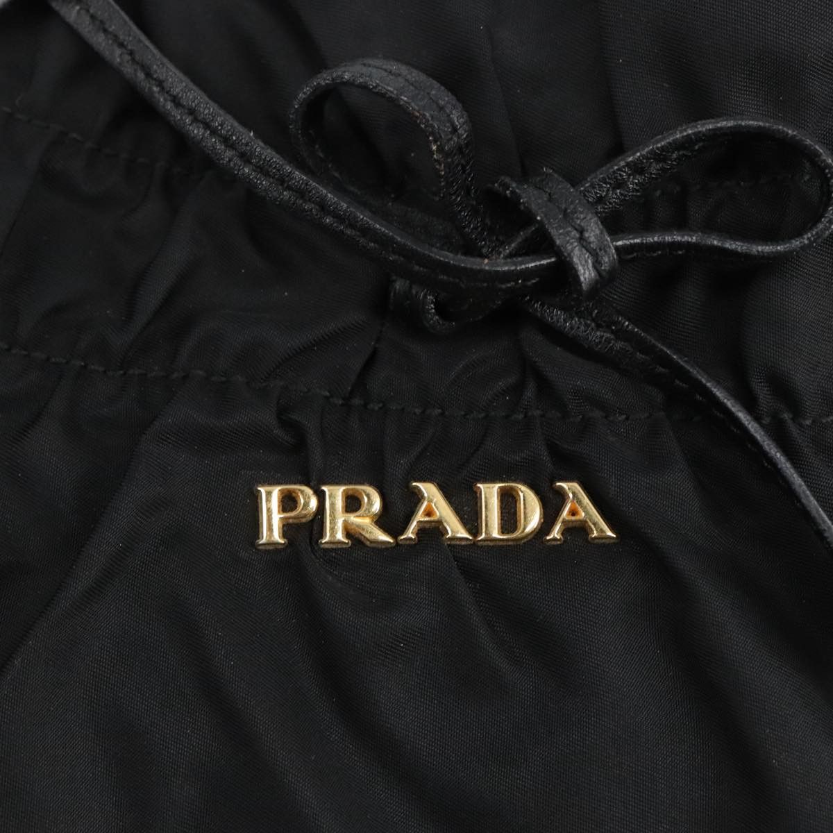 Prada Black Synthetic Shoulder Bag (Pre-Owned) Size ONE SIZE - 14 Thumbnail